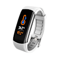 Miniatyrbild 4 av 5: Klockarmband Ersättningsarmband för C5S C6S C6T TPU Vattentätt[HK] White