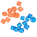 Miniatyrbillede 4 af 5: D10 Ti-sidet ædelstens terning til Rpg   spil sæt med 20 terninger[HK]