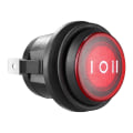 Miniatyrbillede 3 af 3: 1 stk Vandtæt Knapswitch Bådswitch Bilswitch Hjemmeapparat Switch 3 Positioner Vippekontakt [HkkK] Black