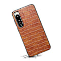 Pikkukuva 2 / 4: Sony Xperia 5 IV 5G -kotelo, krokotiilinnahkajäljitelmä, naarmuuntumaton takakuori [HK] Brown