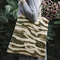 Pikkukuva 4 / 5: 3 kpl Kerroksellinen Tiikeriraita Camouflage Maalaus Sapluuna Piirustus Malli Kodin Seinäkoristeeseen 30x30 cm [HK]
