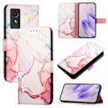 Miniatyrbilde 1 av 5: Marmor Lær Telefondeksel For TCL 501[HK] Rose Gold