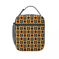 Miniatyrbild 2 av 5: HK Orla Kiely Multi Stem Flowers Isolerad Lunch Bag Skola Skandinavisk Stil Vattentät Termisk Kylare Bento Box Kvinnor Barn QCBQ-19835 26x21x11cm
