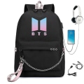 Pikkukuva 1 / 5: Bts-reppu Söpö USB-latauksella Koulureppu-colorcolor-1[HK]