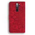 Miniatyrbild 4 av 5: Plånboksfodral för XiaoMi RedMi NOTE 8 PRO Premium PU Läder Flip Cover Mandala[HK] Red
