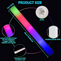 Miniatyrbilde 3 av 5: 50 stk. Fargerike LED Skumlysstaver Multifunksjonell Blinkende Lys for Fest Halloween[HK] 50pcs