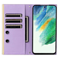 Pikkukuva 2 / 5: Samsung Galaxy S21 FE 5G Nahkakotelo Imu Kupilla 3 Korttipaikkaa Puhelinkuori [HK] Style E Multicolor