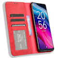 Miniatyrbillede 2 af 5: Til TCL 505 T509K T5094 Etui Retro Læder Magnetisk Lukning Flip Telefon Cover[HK] Style B Multicolor
