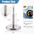 Miniatyrbillede 3 af 5: Grill Termometer Røgetemperaturmåler Kulgrill Pit Røgetermometer Varmeindikator For[HK]