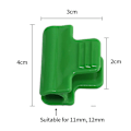 Pikkukuva 5 / 5: 10 kpl Muovikalvokiinnikkeitä Kasvihuoneen Tarvikkeet Puutarhanhoitoon 11mm/16mm[HkkK] 4x3x2cm