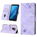 Miniatyrbillede 1 af 5: Læder Etui Til Samsung Galaxy A8+ 2018[HK] Light Purple