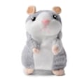 Miniatyrbillede 1 af 5: Smart Gående, Nikkende og Talende Elektrisk Hamster Legetøj [HK] gray