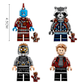 Miniatyrbillede 3 af 5: 9 stk. Guardians of the Galaxy Minifigurer Byggeklodser Legetøj [HK] Galaxy 9PCS