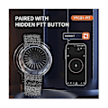 Pikkukuva 2 / 5: Langaton Bluetooth Ptt Radiopuhelimen Ohjauspainike Säädettävällä Hihnalla Zello Ios Android Sma[HK]