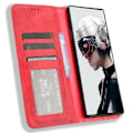 Miniatyrbillede 2 af 5: Til ZTE nubia Red Magic 9 Pro 5G/9 Pro+ 5G Læder Etui Magnetisk Flip Wallet Cover[HK] Red