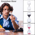 Miniatyrbild 3 av 5: 5/30/60 Minuters Rund Sandstimer Personlighet Glas Timglas Dekorationer Nyhet Tidshantering Verktyg Från Guanzai[HkkK] Pink 5 minutes