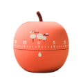 Miniatyrbild 1 av 5: Köktimer 360 Grader Roterande Plast Mekanisk Timer Alarm[HK] Apple
