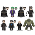 Miniatyrbild 1 av 5: 8-pack Superhjälte-serie Minifigur Byggstenar Kit, Batman Joker Monterade Mini Actionfigurer Leksakssats Barnpresenter [HK]