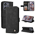 Miniatyrbillede 1 af 5: Hudfølelse PU Etui til Motorola Edge 50 Neo / ThinkPhone 25[HK] Black