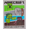 Miniatyrbild 3 av 5: Minecraft Pojkar Kortärmad Kort Ben Pyjamas Set Svart Creeper & Zombine All-Over Print[HK] Black 7-8 Years