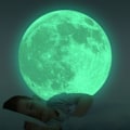 Miniatyrbild 1 av 5: Luminous Måneväggdekaler 30cm, Glöder i Mörkret, Perfekt Tak- eller Väggdekor för Barnrum [HkkK]