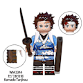 Miniatyrbillede 3 af 5: Den perfekte julegave Anime Demon Slayer Minifigur Byggeklodser Actionfigurer Legetøj Gave til børn