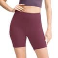 Sømløse yogashorts med høyt liv for kvinner til treningsstudio og løping