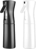 2-pack hårsprayflaskor, 200 ml ultrafin tryckförstärkare med kontinuerlig spray, för växter, hudvård och rengöring.