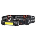 Multifunksjonell USB LED-hodelykt - 2 lysmoduser/120° justerbar/integrert magnet - Utendørsaktiviteter/fysisk aktivitet