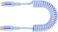 Miniatyrbillede 2 af 2: USB Type-C oprullet spiraldatakabel, teleskopisk ladekabel, justerbar længde op til 1,8 m