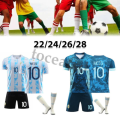 Miniatyrbild 3 av 10: Barnfotbollssats träningsdräkt fotboll kort skjorta strumpa #30 21-22 PSG# Fourth Kit Messi M
