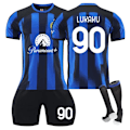 Miniatyrbild 1 av 11: 23/24 Fotbollssatser för barn Träningsoveraller Träningsdräkter Sportkläder Pojkar Vuxen 23-24 inter-milan home#90 16