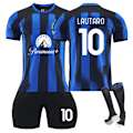 Miniatyrbild 1 av 11: 23/24 Fotbollssatser för barn Träningsoveraller Träningsdräkter Sportkläder Pojkar Vuxen 23-24 inter-milan home#10 xl