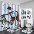 Miniatyrbild 1 av 5: 4st Nightmare Before Christmas Duschdraperi Set jy-173 3PCS