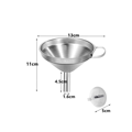 Miniatyrbillede 2 af 5: Hartsfilter af harpiks, tragt, rustfrit stål, genanvendelig