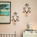 Miniatyrbild 3 av 5: Vintage Iron Wall Sconces, Creative Iron Candle Holders