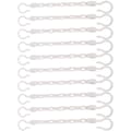White Hanger, Windproof Five-Hole Hanger, Foldable Rotating Hanger, Space-Saving Hanger, 10 Pieces, For Clothes
