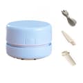 Mini Desktop Vacuum Cleaner Stationary Laptop High Suction Rechargeable Rubber Scraper Cleaner-FF-