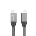 100W USB-C till USB-C Kabel - 20Gbps Data & 4K Video - Kompatibel med Laptops, Tablets och Telefoner 1m 1m