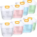8-pack 1,3-gallons hopfällbara vattenförvaringspåsar
