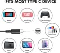 Miniatyrbillede 4 af 4: Oplader til Nintendo Switch og Switch Lite og Switch Oled, understøtter Nintendo Switch TV-dockingtilstand AC-strømadapter, Type C-opladerkabel til Sw