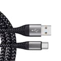 Miniatyrbilde 2 av 4: 60W USB-C Hurtigladekabel 2-pakning, Nylonflettet USB til Type-C-kabel, kompatibel med Apple, Samsung, Huawei 2 m 2 m 2 m