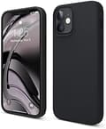 (Svart) elago Silikonetui kompatibelt med iPhone 12 Mini