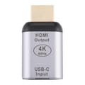 Miniatyrbillede 2 af 5: 4K 60Hz USB 3.1 Type C hun til HDMI han adapterkonverter til Macbook Chromebook Pixel