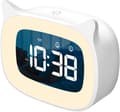 Kids Alarm Clock with Night Light & 18 Ringtones, Rechargeable, Stylish