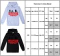 Miniatyrbillede 5 af 5: Stranger Things Hættetrøje Trøje Pullover Efterår/Vinter Sort Sort Sort-FX- Sort 160cm Black 160cm
