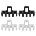 4 pcs Badminton Racket Stringing Machine Tools Rackets Pressure Reducer Load Spreader Adapter Attachment Black and White