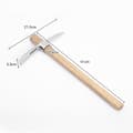 Miniatyrbillede 2 af 5: Krydshakke i rustfrit stål med ergonomisk træhåndtag, graveværktøj til havearbejde Sharp Pick Sharp Pick