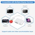 Miniatyrbillede 3 af 4: 4-i-1 USB Type-C til dobbelt HDMI-adapter, USB3.1 dockingstation HDMI-splitter