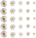 25 stycken Daisy Flower Patch Blom Applikation Stryk-på Lappar Deko